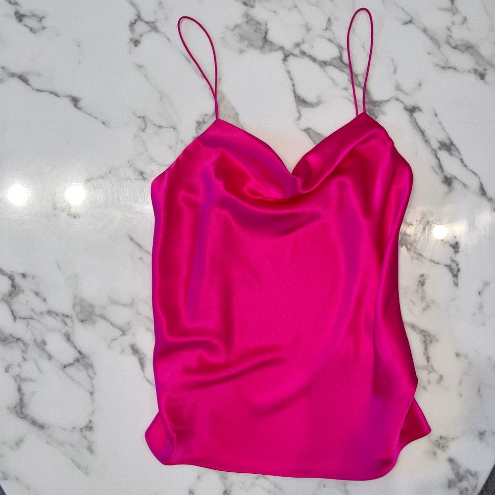 CAMI NYC pink/magenta silk